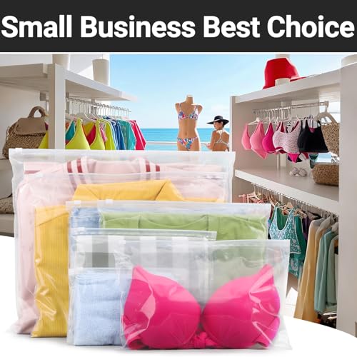 Swimsuit Bags Storage Clear  Clothing Packaging Bags for Bikini  Swimwear  Bathing Suit Storage  T Shirt Packaging  10x8 inch  Pack of 25  3 Mil with Vent Holes