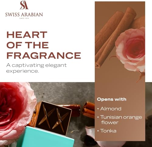 Swiss Arabian Shaghaf Oud Tonka   Vanilla Perfume with Warm Amber Fragrance   Earthy and Woody Allure   Enchanting Fusion of Arabic Perfume   2 5 oz