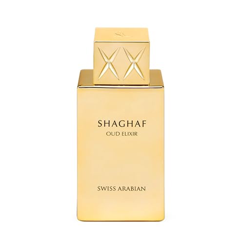 Swiss Arabian Shaghaf Oud Tonka   Vanilla Perfume with Warm Amber Fragrance   Earthy and Woody Allure   Enchanting Fusion of Arabic Perfume   2 5 oz
