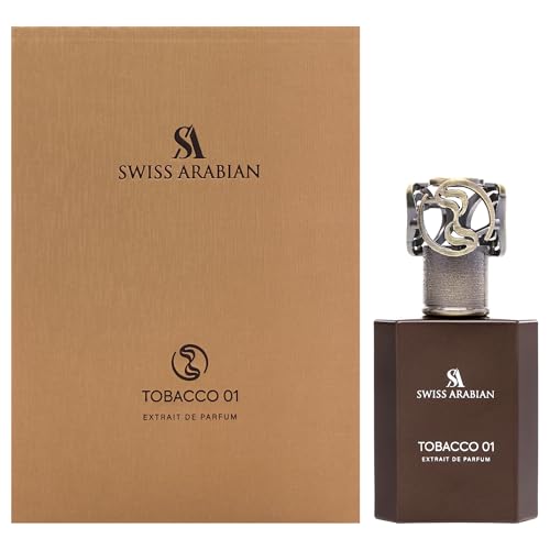 Swiss Arabian Tobacco 01   Arabian Perfume for Men and Women   Extrait de Parfum   Long Lasting Perfume   Unisex Fragrance   Travel Size   1 7 oz