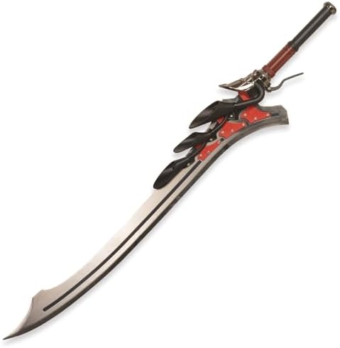 Sword fort Stainless Steel Vergil Yamato Sword/Dante Rebellion Sword Real Metal Katana  Nero Red Queen Game Cosplay Prop Replica for Cosplay  Collection Display Gift