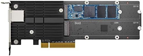 Synology 10Gb Ethernet and M 2 Adapter card E10M20 T1  RJ 45; 1 port