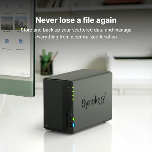 Synology 2 Bay NAS DS223  Diskless