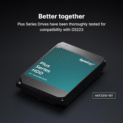 Synology 2 Bay NAS DS223  Diskless