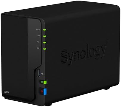 Synology 2 Bay NAS DS223  Diskless