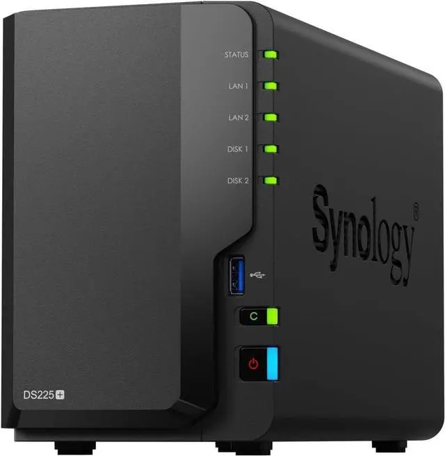 Synology DS225  Diskless System Network   Storage