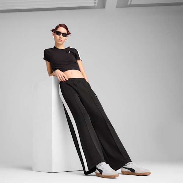 Talla M - T7 Pantalones deportivos de tiro bajo para mujer