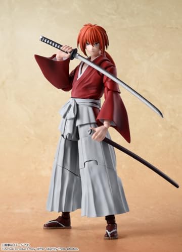 TAMASHII NATIONS   Rurouni Kenshin  Meiji Swordsman Romantic Story   Kenshin Himura  Bandai Spirits S H Figuarts Action Figure