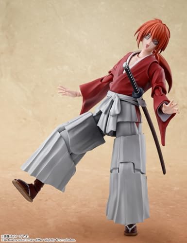 TAMASHII NATIONS   Rurouni Kenshin  Meiji Swordsman Romantic Story   Kenshin Himura  Bandai Spirits S H Figuarts Action Figure