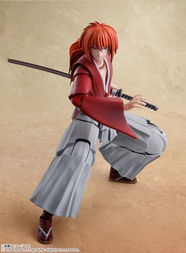 TAMASHII NATIONS   Rurouni Kenshin  Meiji Swordsman Romantic Story   Kenshin Himura  Bandai Spirits S H Figuarts Action Figure