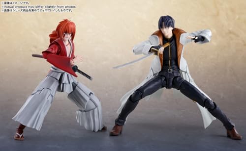 TAMASHII NATIONS   Rurouni Kenshin  Meiji Swordsman Romantic Story   Kenshin Himura  Bandai Spirits S H Figuarts Action Figure