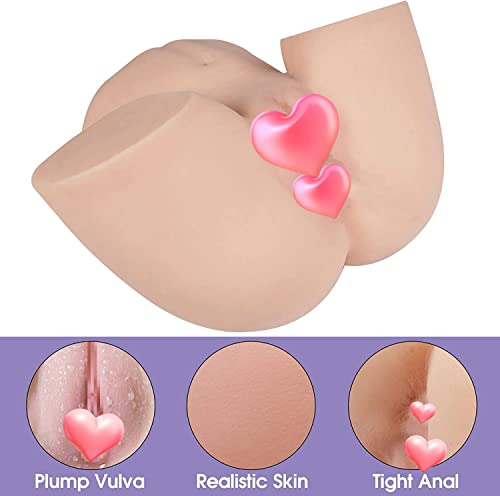 TANTALY 18 7LB Sex Doll with 6 Large Inner Beads Pussy Tight Ass for Intense Stimulation  Male Masturbator Ultra Soft Stroker with 2 Closed Ended Holes for Men Masturbation  Cecilia  Fair 