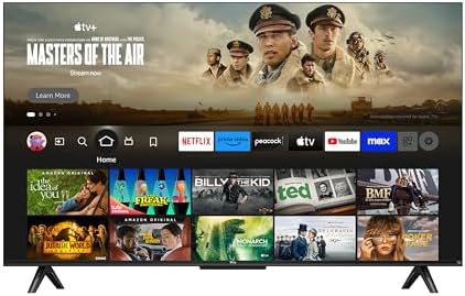 TCL 43 Inch Class S5 UHD 4K LED Smart TV with Fire TV  43S551F  2024 Model   Dolby Vision  HDR PRO   Dolby Atmos  Alexa Built in with Voice Remote  Apple AirPlay 2 Compatibility  Streaming Television