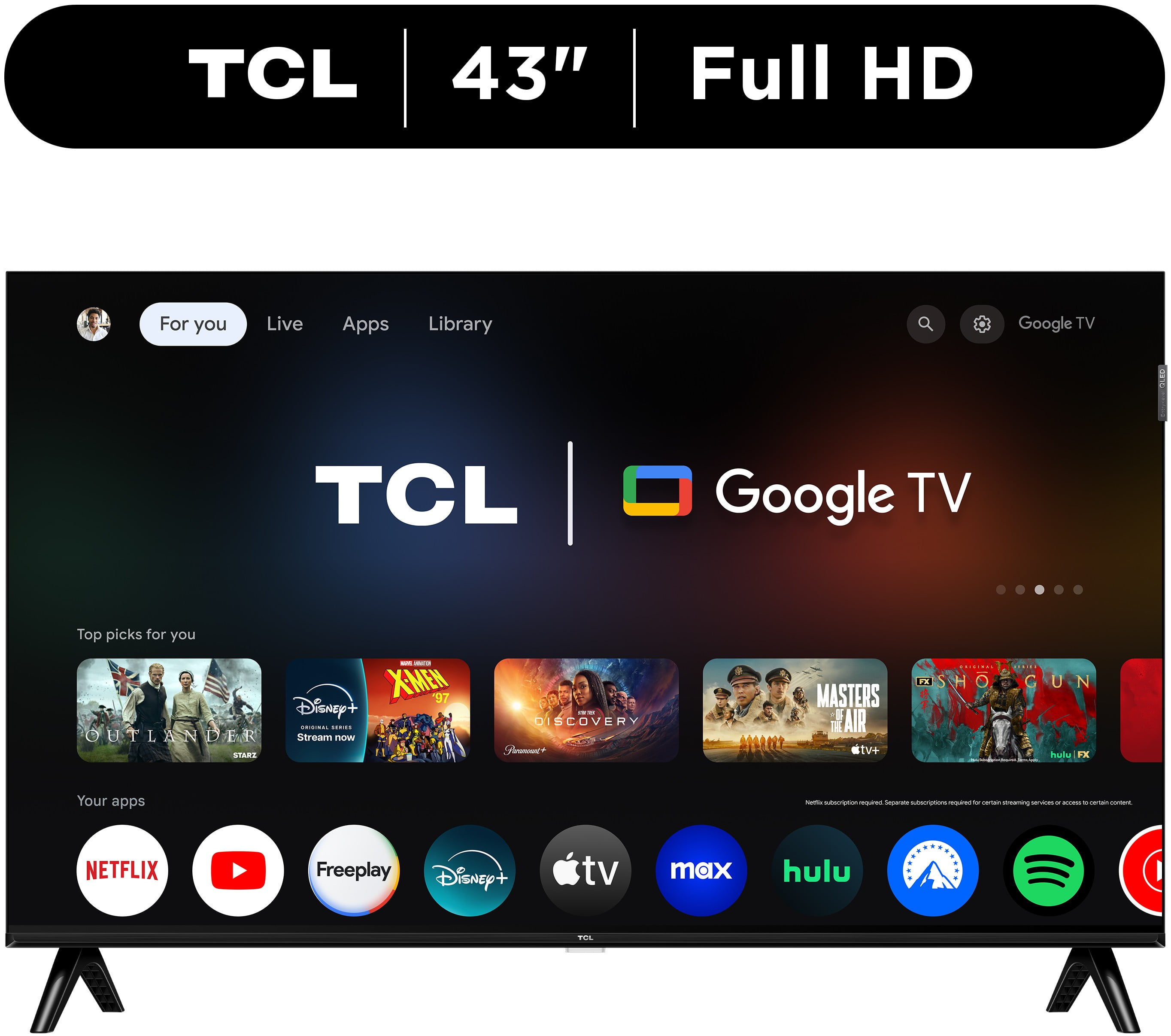 TCL 43" Q31K Series  NEW 2025  1080P FHD QLED Smart TV with Google TV   43Q31K