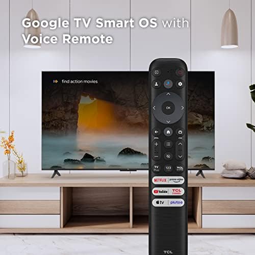 TCL 50 Inch Class S4 4K LED Smart TV with Google  50S450G  2023 Model   Dolby Vision  HDR Pro  Atmos  Assistant Built in Voice Remote  Works Alexa  Streaming UHD Television