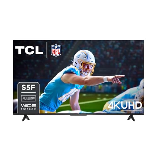 TCL 50 Inch Class S5 UHD 4K LED Smart TV with Fire TV  50S551F  2024 Model   Dolby Vision  HDR PRO   Dolby Atmos  Alexa Built in with Voice Remote  Apple AirPlay 2 Compatibility  Streaming Television