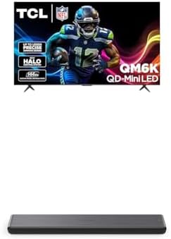 TCL 55 Inch Class QM6K Series   Mini LED QLED 4K HDR   55QM6K  2025 Model   120HZ 144HZ High Brightness Smart Google TV Dolby Atmos Onkyo Audio   Voice Remote Alexa Gaming Streaming Television