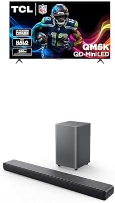 TCL 55 Inch Class QM6K Series   Mini LED QLED 4K HDR   55QM6K  2025 Model   120HZ 144HZ High Brightness Smart Google TV Dolby Atmos Onkyo Audio   Voice Remote Alexa Gaming Streaming Television