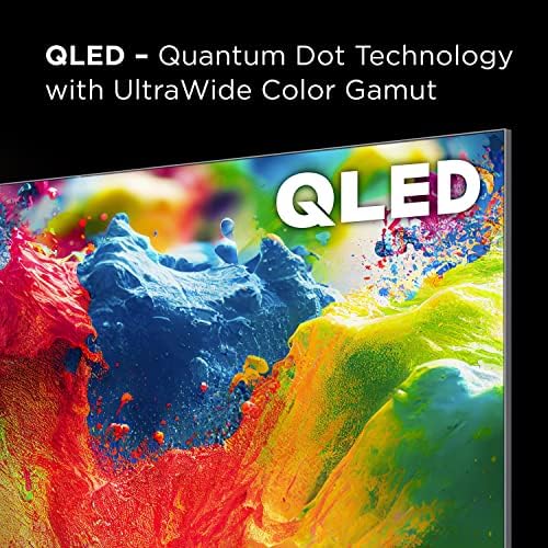 TCL 55 Inch Q7 QLED 4K Smart Google TV  55Q750G  2023 Model with Dolby Vision & Atmos  HDR Ultra  120Hz  Game Accelerator up to 240Hz  Voice Remote