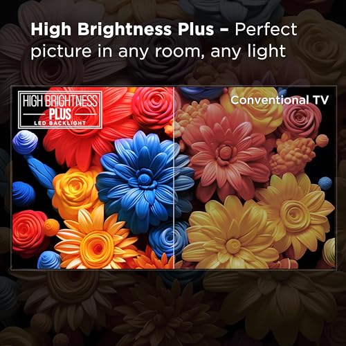 TCL 65 Inch Class Q65 QLED 4K Smart TV with Fire TV 65Q651F 2024 Model Dolby Vision HDR PRO Dolby Atmos Alexa Built in with Voice Remote Apple AirPlay 2 Compatibility Streaming Television