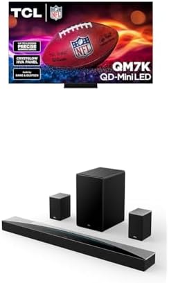 TCL 65 Inch Class QM7K Series   Mini LED QLED 4K HDR   65QM7K  2025 Model   120HZ 144HZ Anti Reflective Screen Smart Google TV Dolby Atmos Onkyo Audio   Voice Remote Alexa Gaming Streaming Television