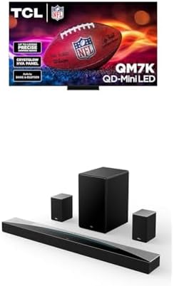TCL 65 Inch Class QM7K Series   Mini LED QLED 4K HDR   65QM7K  2025 Model   120HZ 144HZ Anti Reflective Screen Smart Google TV Dolby Atmos Onkyo Audio   Voice Remote Alexa Gaming Streaming Television