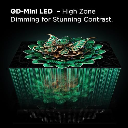 TCL 65 Inch Class QM8K Series   Mini LED QLED 4K HDR   65QM8K  2025 Model   120HZ 144HZ Anti Reflective Wide Angle Screen Smart Google TV Dolby Atmos   Voice Remote Alexa Gaming Streaming Television