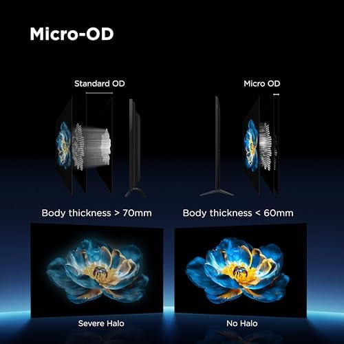 TCL 65 Inch Class QM7K Series   Mini LED QLED 4K HDR   65QM7K  2025 Model   120HZ 144HZ Anti Reflective Screen Smart Google TV Dolby Atmos Onkyo Audio   Voice Remote Alexa Gaming Streaming Television