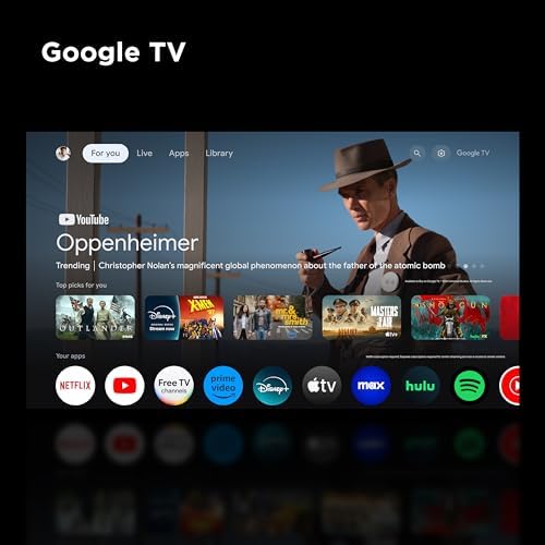 TCL 65 Inch Class QM7K Series   Mini LED QLED 4K HDR   65QM7K  2025 Model   120HZ 144HZ Anti Reflective Screen Smart Google TV Dolby Atmos Onkyo Audio   Voice Remote Alexa Gaming Streaming Television
