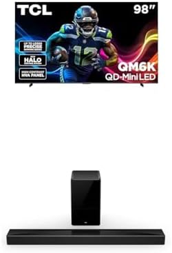 TCL 65 Inch Class QM6K Series   Mini LED QLED 4K HDR   65QM6K  2025 Model   120HZ 144HZ High Brightness Smart Google TV Dolby Atmos Onkyo Audio   Voice Remote Alexa Gaming Streaming Television
