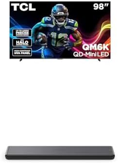 TCL 65 Inch Class QM6K Series   Mini LED QLED 4K HDR   65QM6K  2025 Model   120HZ 144HZ High Brightness Smart Google TV Dolby Atmos Onkyo Audio   Voice Remote Alexa Gaming Streaming Television