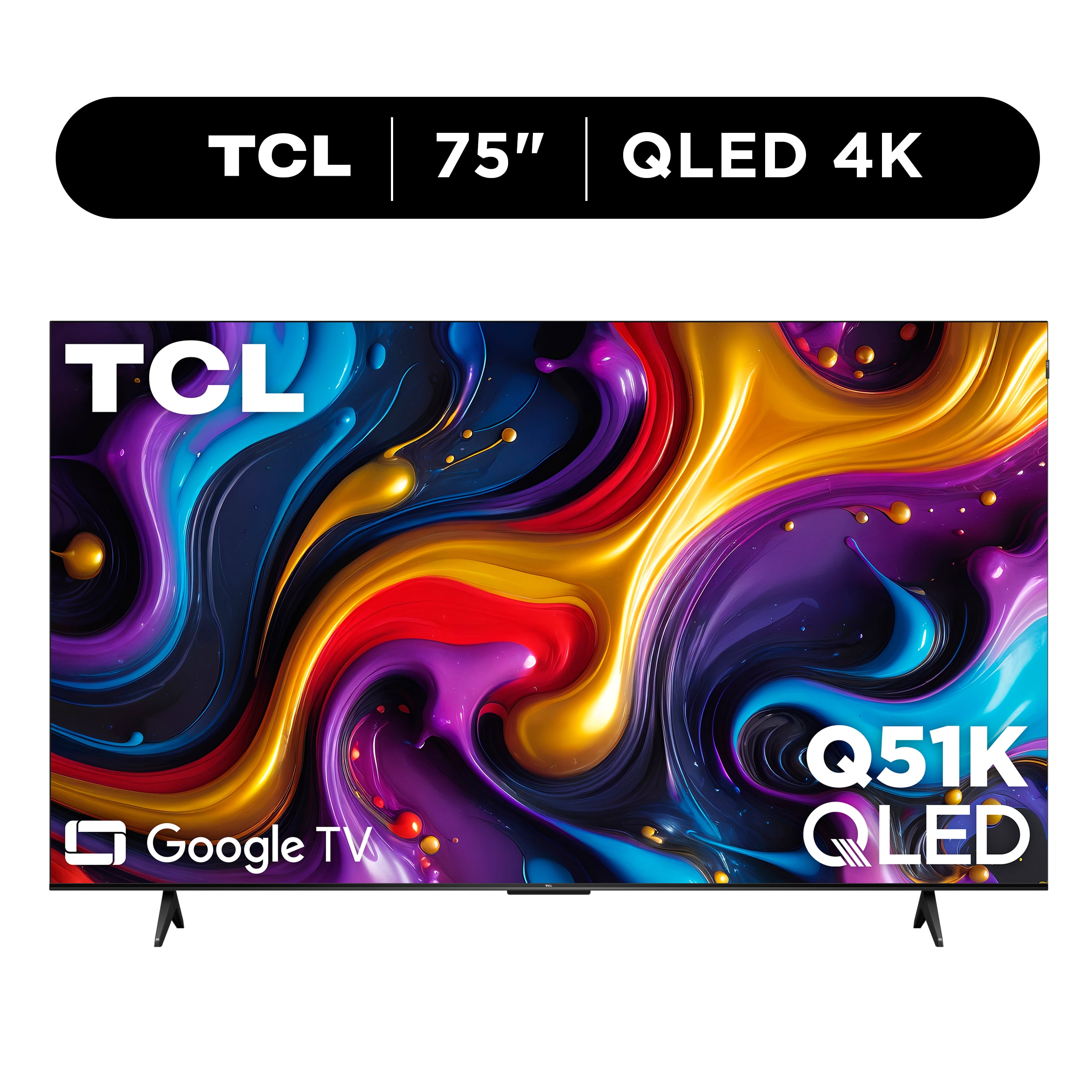 TCL 75" Q Series QLED 4K UHD HDR Smart Google TV  NEW 2025    Dolby Vision  Dolby Atmos  Motion Rate 240  HDR 10   Auto Game Mode   75Q51K