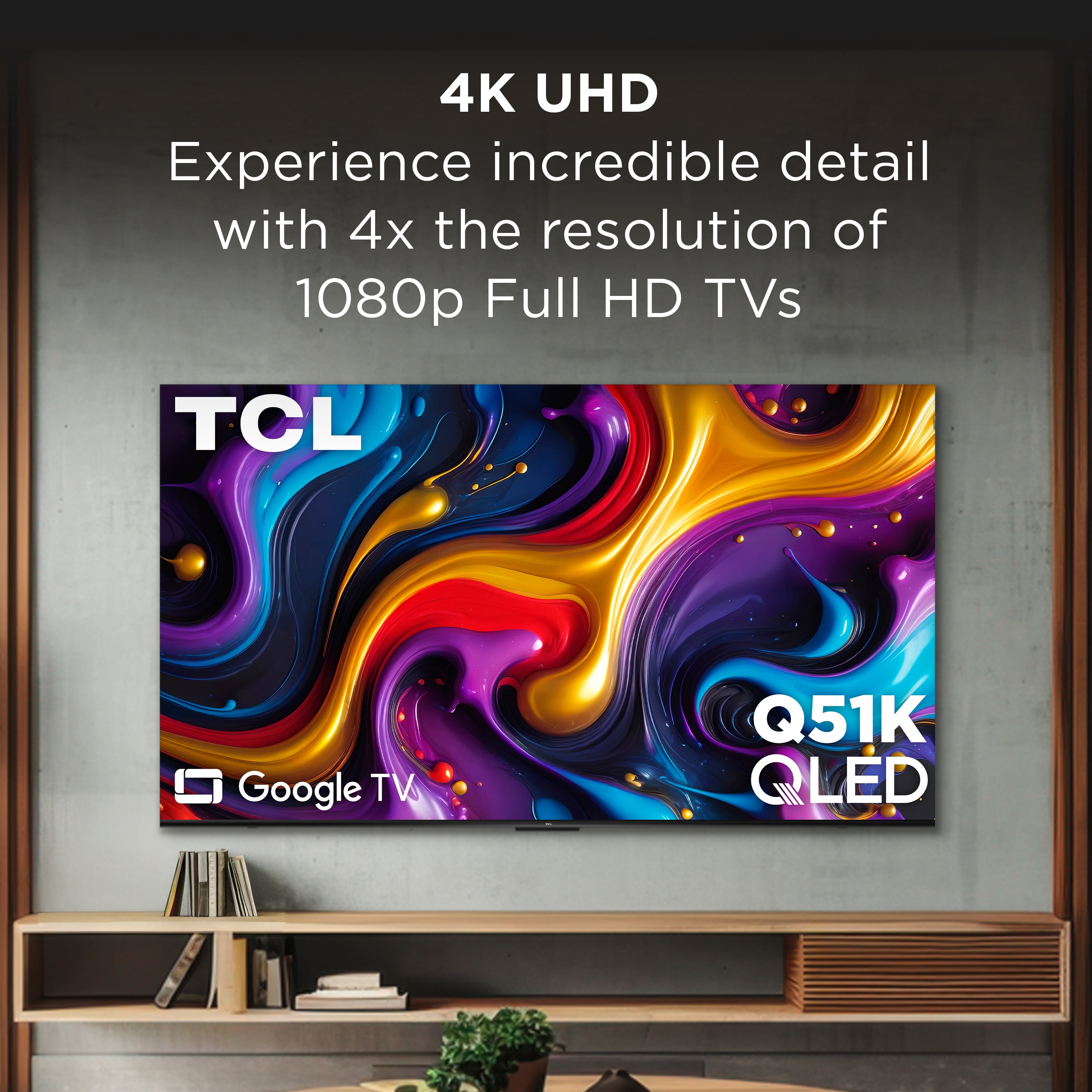 TCL 75" Q Series QLED 4K UHD HDR Smart Google TV  NEW 2025    Dolby Vision  Dolby Atmos  Motion Rate 240  HDR 10   Auto Game Mode   75Q51K