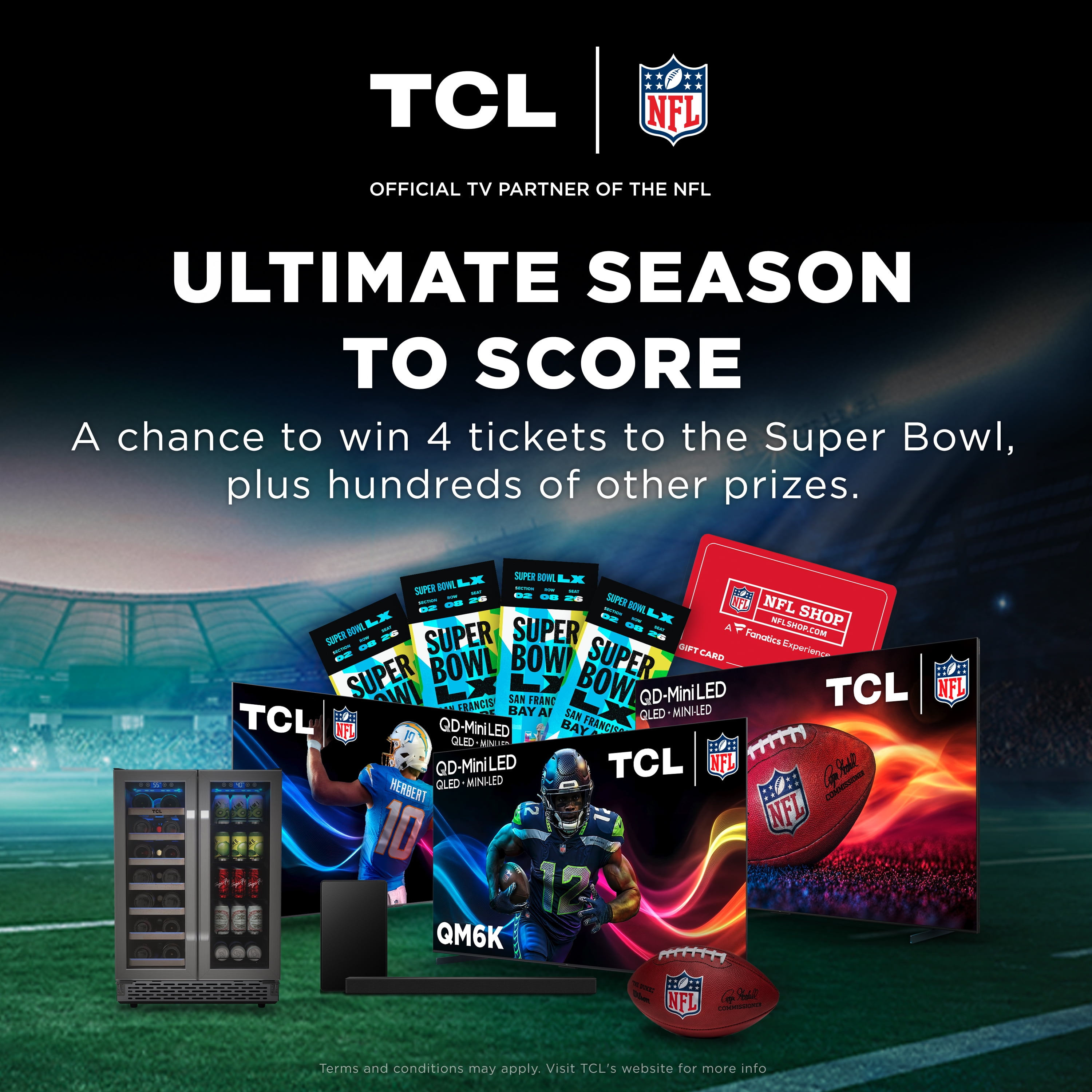 TCL 98" Class QM6K Series QD Mini LED QLED 4K UHD HDR Smart Google TV  NEW 2025    144Hz  Dolby Atmos Onkyo Audio  Halo Control System   98QM6K