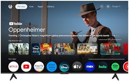 TCL Amazon Exclusive 75 Inch Class T7 Series   4K QLED HDR Lag Free Smart Google TV   75T7  2025 Model   120Hz 144Hz High Brightness  Dolby Atmos  Alexa Voice Remote AI Streaming Gaming Television