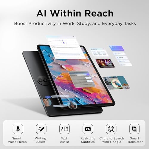 TCL NXTPAPER 11 Plus Android Tablet  11 5 120Hz 2 2K Drawing Pad & Digital Notebook  Stylus & Flip Case Included  NXTPAPER 4 0 Display  AI Tools  8 8GB RAM  256GB Storage  8000mAh Battery  Onyx Black