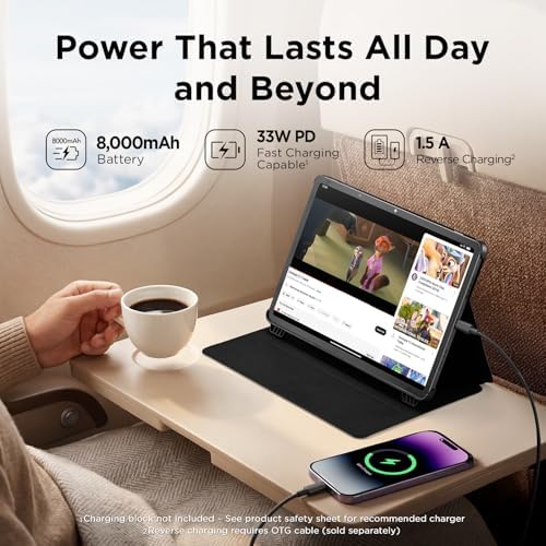 TCL NXTPAPER 11 Plus Android Tablet  11 5 120Hz 2 2K Drawing Pad & Digital Notebook  4096 Level Stylus & Flip Case Included  NXTPAPER 4 0 Display  AI Tools  8 8GB RAM  256GB Storage  8000mAh Battery