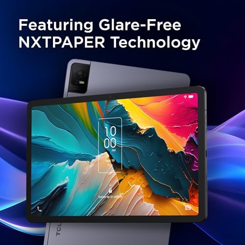 TCL NXTPAPER 11  2023 Android 13 Tablet 11 inch  6GB RAM   256GB  2K Full HD  Paperfeel Screen Tablet Wi Fi Version  8000mAh Battery  US Version  Purple