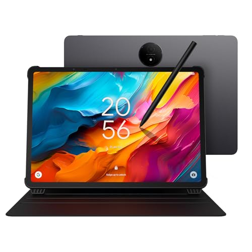 TCL NXTPAPER 14 Android Tablet  14 3 Drawing Pad & Digital Notebook  4096 Level Stylus & Flip Case Included  Paper Like Display  8 8GB RAM  256GB Storage  10000mAh Battery  Multi Window  Gray