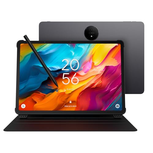 TCL NXTPAPER 14 Android Tablet  14 3 Paper Like Display Drawing Pad & Digital Notebook with 4096 Level Stylus & Flip Case  8 8GB RAM  256GB Storage  10000mAh Battery  Multi Window  Gray