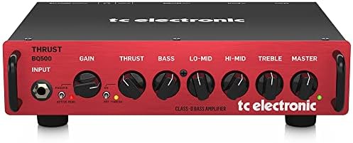 TC Electronic THRUST BQ500 500 Watt Portable Bass Head with Mosfet Preamp and Thrust Compressor