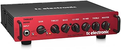 TC Electronic THRUST BQ500 500 Watt Portable Bass Head with Mosfet Preamp and Thrust Compressor