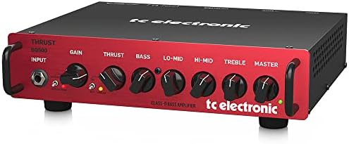 TC Electronic THRUST BQ500 500 Watt Portable Bass Head with Mosfet Preamp and Thrust Compressor