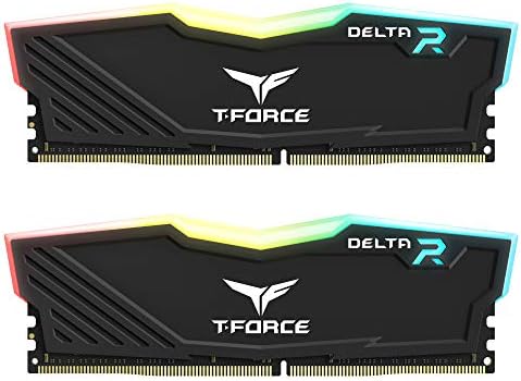 TEAMGROUP T-Force Delta RGB DDR4 16 GB (2 x 8 GB) 3600 MHz (PC4-28800) CL18 Módulo de memoria RAM de escritorio para juegos TF4D416G3600HC18JDC01 - Blanco