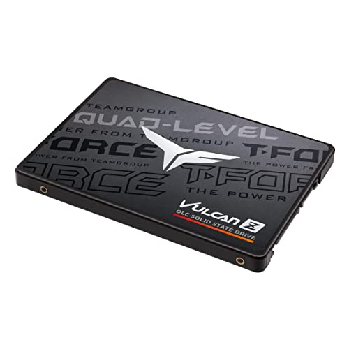 TEAMGROUP T Force Vulcan Z 4TB SLC Cache 3D NAND QLC 2 5 Inch SATA III Internal Solid State Drive SSD  R/W Speed up to 550/470 MB/s  T253TY004T0C101