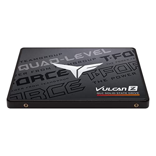 TEAMGROUP T Force Vulcan Z 4TB SLC Cache 3D NAND QLC 2 5 Inch SATA III Internal Solid State Drive SSD  R/W Speed up to 550/470 MB/s  T253TY004T0C101