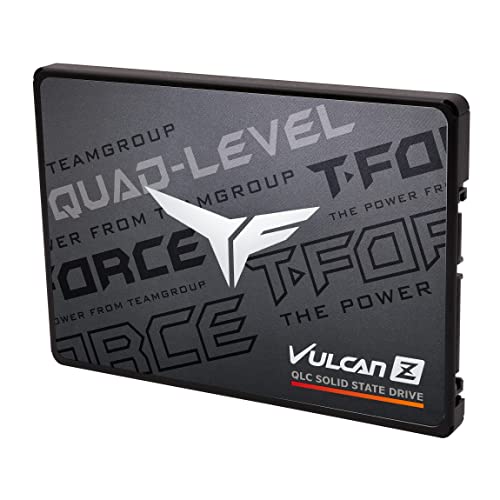 TEAMGROUP T Force Vulcan Z 4TB SLC Cache 3D NAND QLC 2 5 Inch SATA III Internal Solid State Drive SSD  R/W Speed up to 550/470 MB/s  T253TY004T0C101
