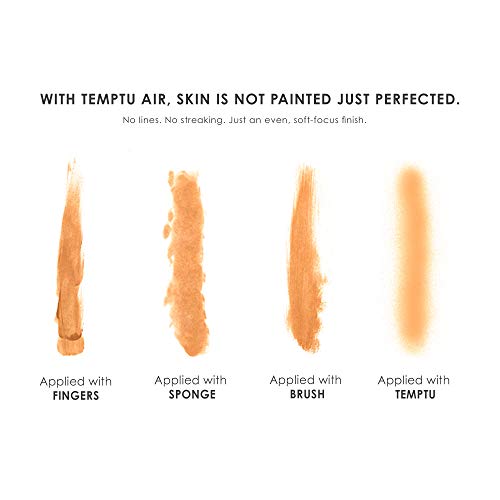 TEMPTU Air Airbrush Starter Kit  Cordless Professional At Home Airbrush Makeup Travel Friendly Anti Aging  Long Wear  Buildable Foundation For Healthy Skin