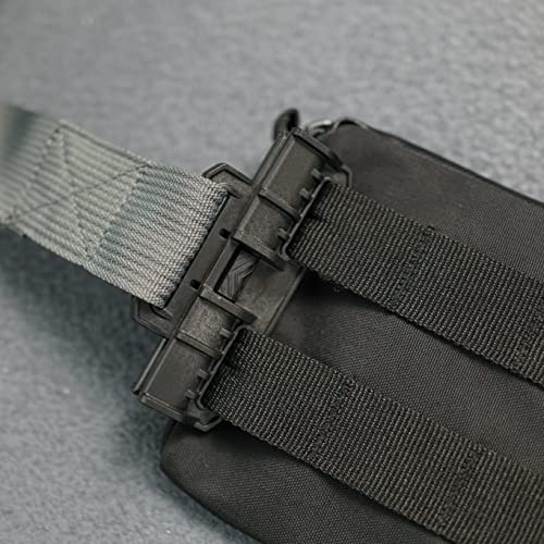 TGCodeG6 Quick Release Connect Buckles  No Sew  Easy to Operate  2 Pack PA66 Nylon  Ideal for 1 Inch/25mm Webbing Backpacks  Fanny Packs & Shoulder Straps  Molle System Comp