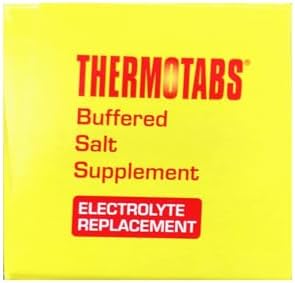 THERMOTABS Salt Supplement Buffered Tablets 100 Tablets  Pack of 6